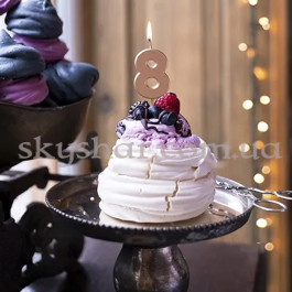 Свеча-цифра "8" Розовое золото – фото 7