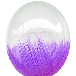 Опция Brush шар "Лавандовый Браш" 14” (35 см) – фото 3