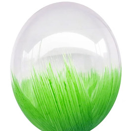 Опция Brush шар "Салатовый Браш" 14” (35 см) – фото 2