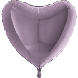 Опция Фольгированный шар "Большое сердце лиловое 90 см" – фото 1