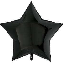 Опция Фольгированный шар "Большая звезда черная 90 см" – фото 4