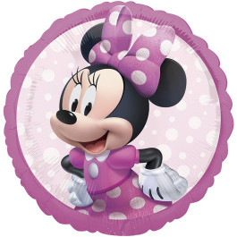 Опция Фольгированный шар круг "Минни Маус" – фото 1