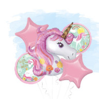 Фольговані кульки Єдиноріг, Фламінго, Лама – фото 5