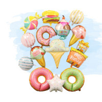 Фольговані кульки Солодощі, фрукти, напої – фото 10