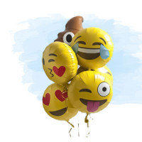 Фольговані кульки Посмішки Емодзі – фото 12