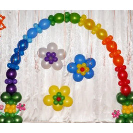 Опция Гелиевая гирлянда из шаров-линков  (1 пог.м) – фото 3