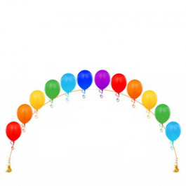 Опция Гелиевая цепочка из шаров (1 пог.м) - фото 1 Опция Гелиевая цепочка из шаров (1 пог.м) – фото 1