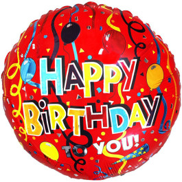 Опция Фольгированный шар "Шары и серпантин" – фото 3