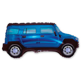 Опция Фольгированный шар "Джип синий" – фото 1