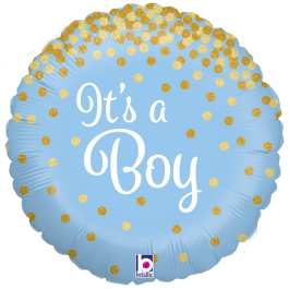 Опция Фольгированный шар "Это Мальчик! Пастель" – фото 1
