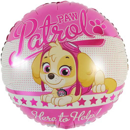Опция Фольгированный шар круг "Щенячий патруль Скай" – фото 2