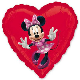 Опция Фольгированный шар сердце "Минни Маус" – фото 2