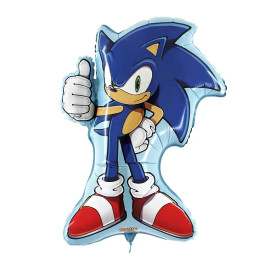 Опция Фольгированный шар фигура "Соник" - фото 2 Опция Фольгированный шар фигура "Соник" – фото 2