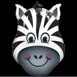 Опция Фольгированный шар "Зебра голова большая" - фото 2 Опция Фольгированный шар "Зебра голова большая" – фото 2