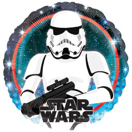 Опция Фольгированный шар круг "Штурмовик Звездные Войны" - фото 1 Опция Фольгированный шар круг "Штурмовик Звездные Войны" – фото 1