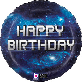 Опция Фольгированный шар "Happy Birthday Галактика" - фото 4 Опция Фольгированный шар "Happy Birthday Галактика" – фото 4