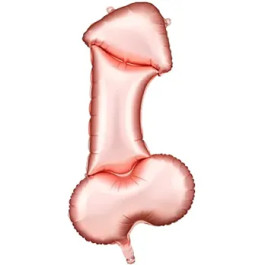 Опция Фольгированный шар "Девичник Мистер Пи-пи Розовое Золото" – фото 1