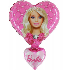 Опция Фольгированный шар "Барби с сердцем" – фото 1