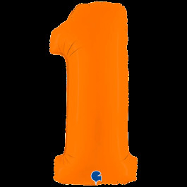 Опция Фольгированная цифра "1" Оранжевая – фото 4
