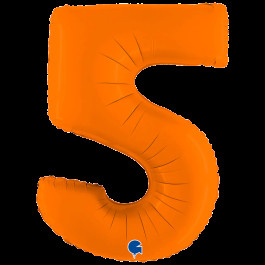 Опция Фольгированная цифра "5" Оранжевая - фото 4 Опция Фольгированная цифра "5" Оранжевая – фото 4
