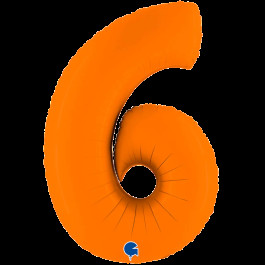 Опция Фольгированная цифра "6" Оранжевая - фото 3 Опция Фольгированная цифра "6" Оранжевая – фото 3