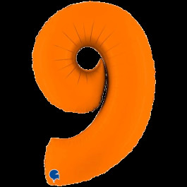 Опция Фольгированная цифра "9" Оранжевая - фото 4 Опция Фольгированная цифра "9" Оранжевая – фото 4