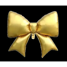 Опция Фольгированный шар "Золотой Бантик" – фото 2