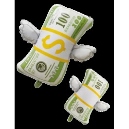 Опция Фольгированный шар "Доллар с крыльями" - фото 3 Опция Фольгированный шар "Доллар с крыльями" – фото 3