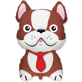 Опция Фольгированный шар "Бульдог коричневый" - фото 1 Опция Фольгированный шар "Бульдог коричневый" – фото 1