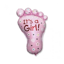Опция Фольгированный шар "Стопа девочки розовая" – фото 3