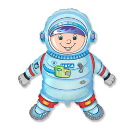 Опция Фольгированный шар "Космонавт Голубой" – фото 1