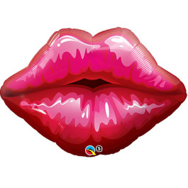 Опция Фольгированный шар фигура "Губы" – фото 3