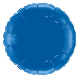 Опция Фольгированный шар "Круг синий" 46 см – фото 4