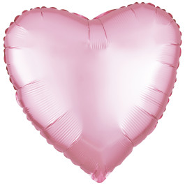 Опция Фольгированный шар "Сердце розовое матовое" 46 см – фото 4