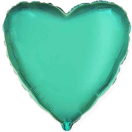 Опция Фольгированный шар "Сердце изумрудное" 46 см – фото 1