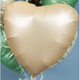 Опция Фольгированный шар "Сердце сатин нюдовое пастель" 46 см – фото 4