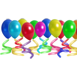 Опция Гелиевые шары со спиралью (30 см)  – фото 1