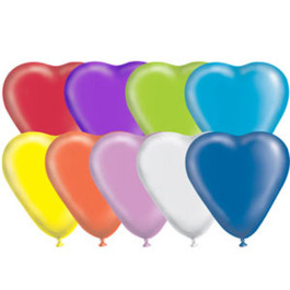 Опция Гелиевые шары "Сердечки ассорти" (30 см)  – фото 1