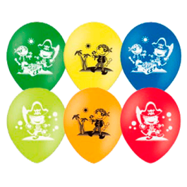 Опция Гелиевые шары "Веселые пираты" (30 см) - фото 2 Опция Гелиевые шары "Веселые пираты" (30 см) – фото 2