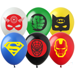 Опция Гелиевые шары "Супергерои" (30 см) - фото 3 Опция Гелиевые шары "Супергерои" (30 см) – фото 3
