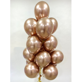 Опция Гелиевые шары "Хром Розовое Золото" (30 см)  – фото 3
