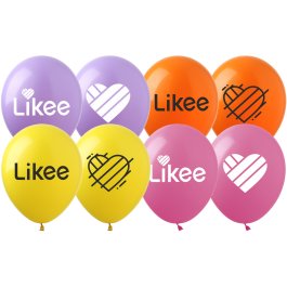 Опция Гелиевые шары "Likee" (Лайки) (30 см) – фото 4