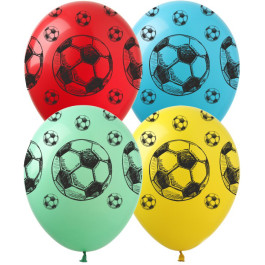 Опция Гелиевые шары "Футбольный Мяч ассорти" (30 см) - фото 2 Опция Гелиевые шары "Футбольный Мяч ассорти" (30 см) – фото 2
