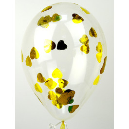 Опция Кулька з конфетті "Золоті серця" – фото 3