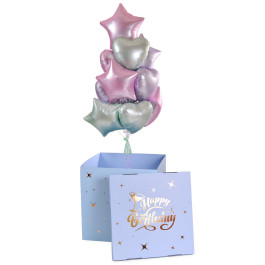 Опция Коробка сюрприз с шарами "Happy Birthday" – фото 4