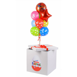 Опция Коробка с шарами Киндер-Сюрприз "С Днем Рождения" – фото 4