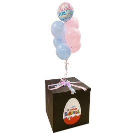 Опция Коробка сюрприз с шарами черная для определения пола ребенка "Киндер-Сюрприз" – фото 4