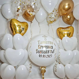 Опция Композиция из шаров "Счастливых Крестин" – фото 1