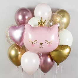 Опция Набор шаров "Кошечка-принцесса с короной" – фото 4