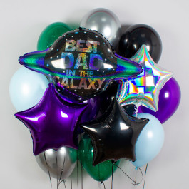 Опция Набор шаров для папы "Galaxy" - фото 1 Опция Набор шаров для папы "Galaxy" – фото 1